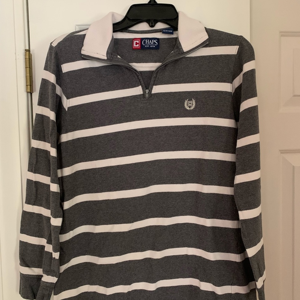 chaps striped pullover men’s